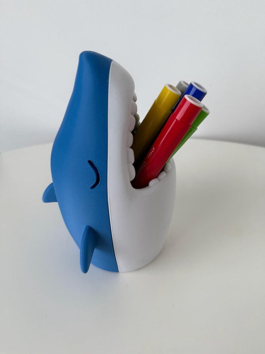Shark Toothbrush & Pencil Holder