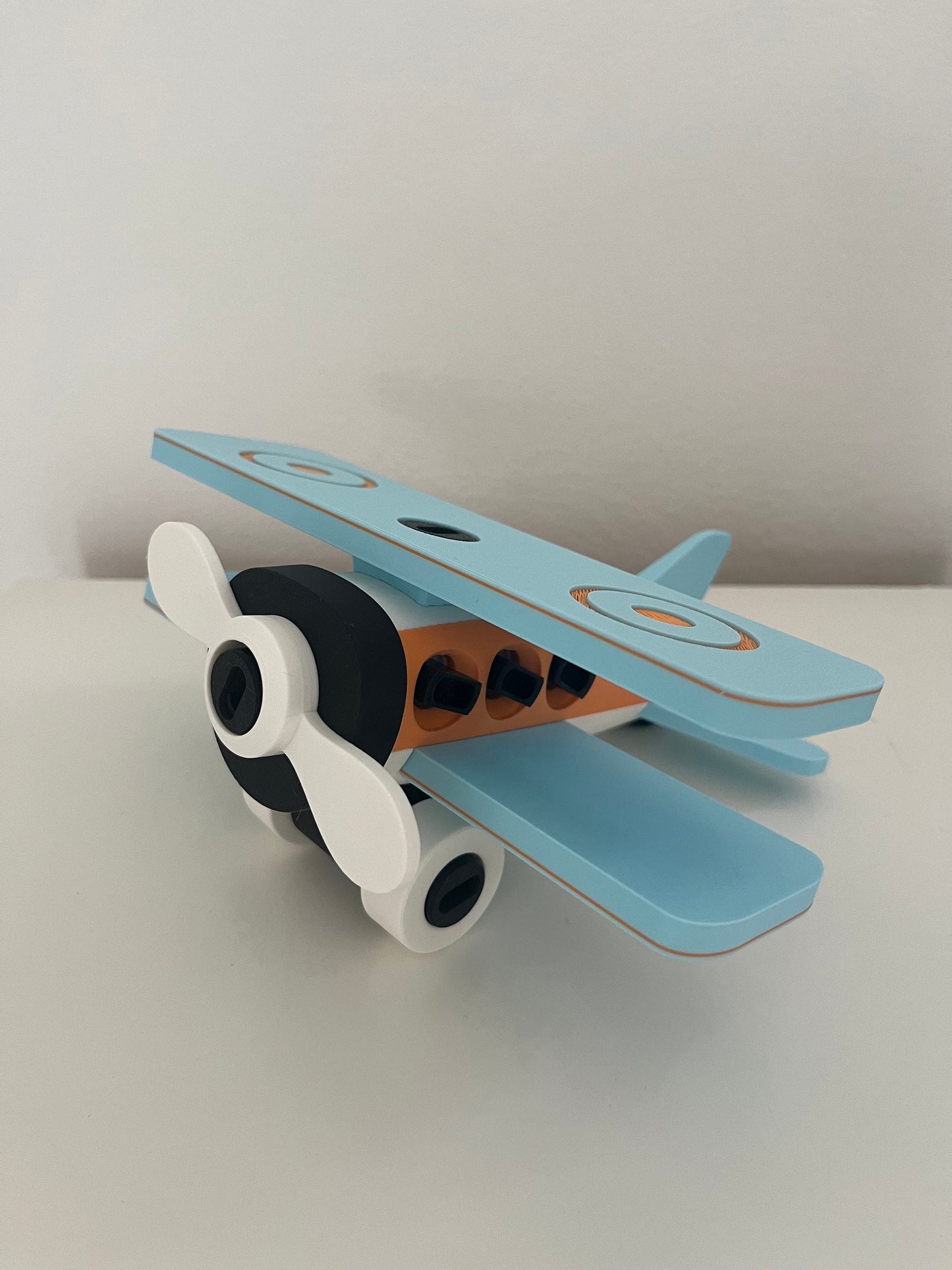 Kids toy plane aviation interactive with functional wheels