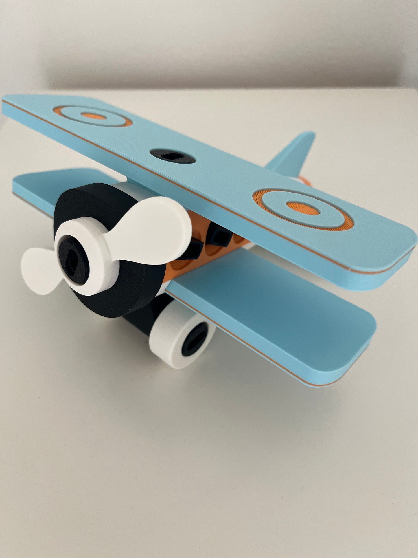 Kids toy plane aviation interactive with functional wheels