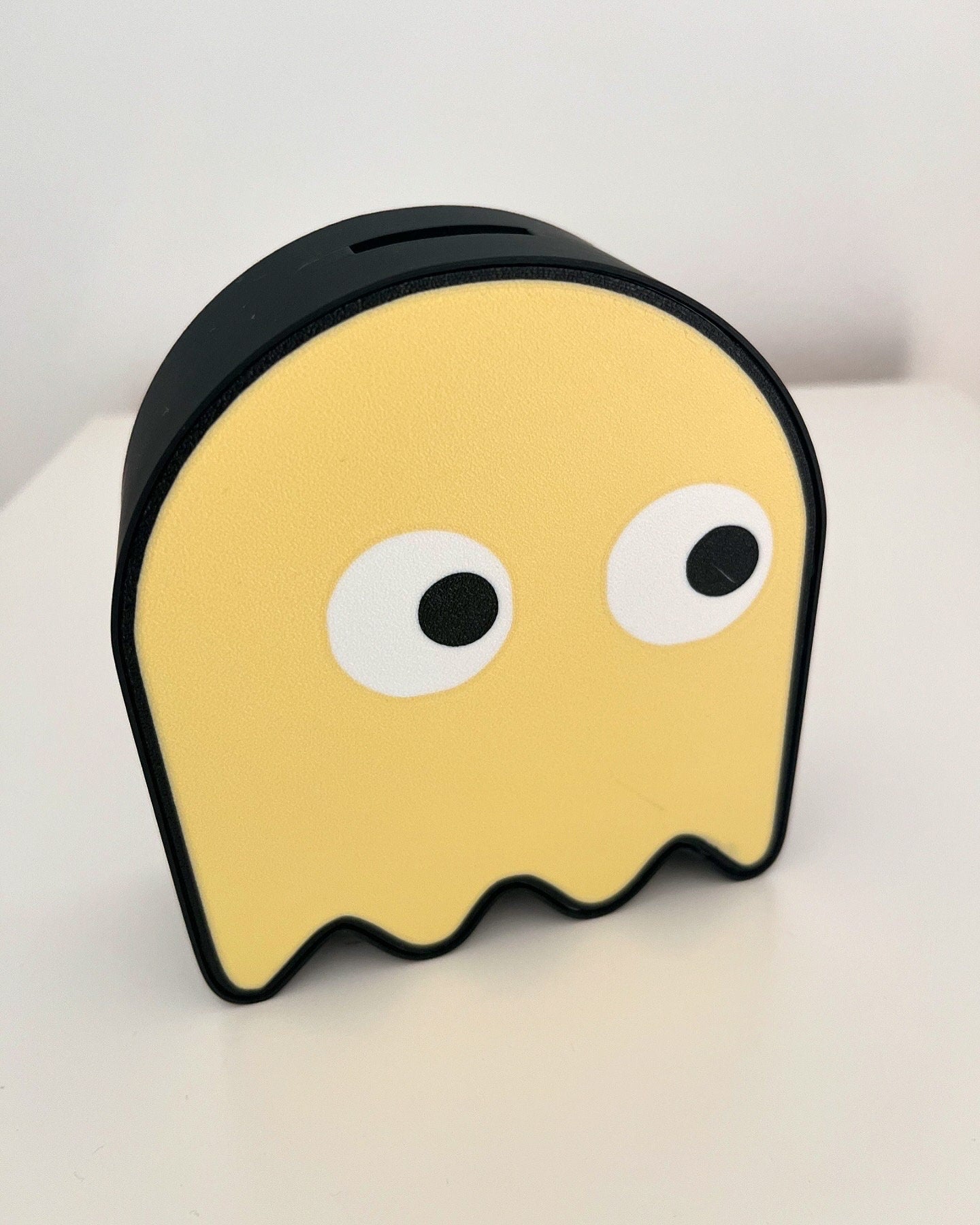 Ghost Pacman Piggy Bank for Kids - Fun Money Saving Toy