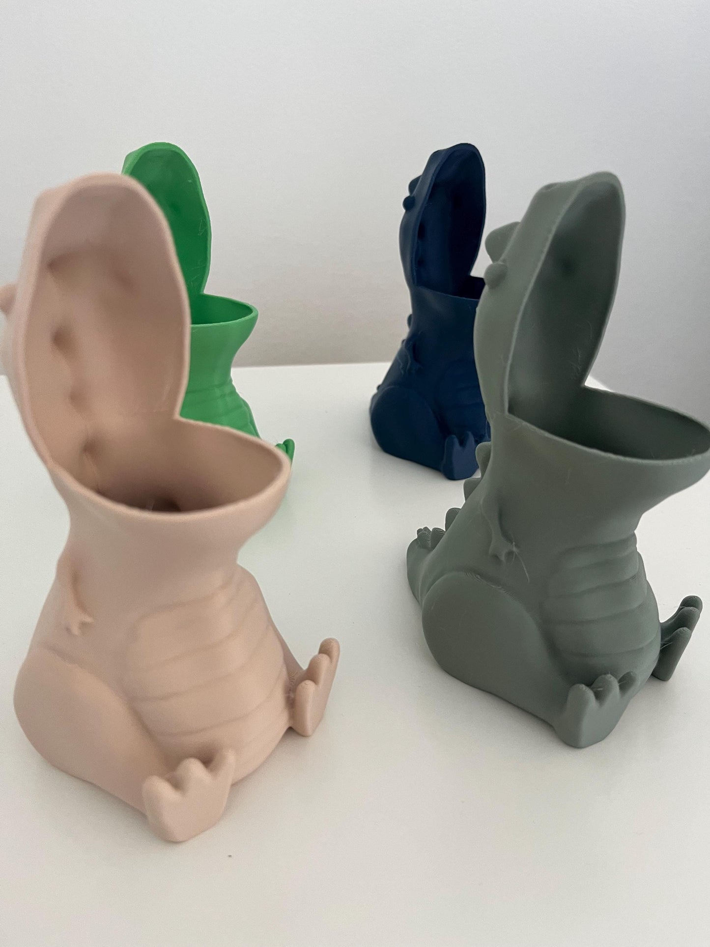 Green Dinosaur Toothbrush Holder for Kids - Fun Bathroom Accessory | Unique Dino Decor for Boys & Girls | Perfect for Children's Bathroom