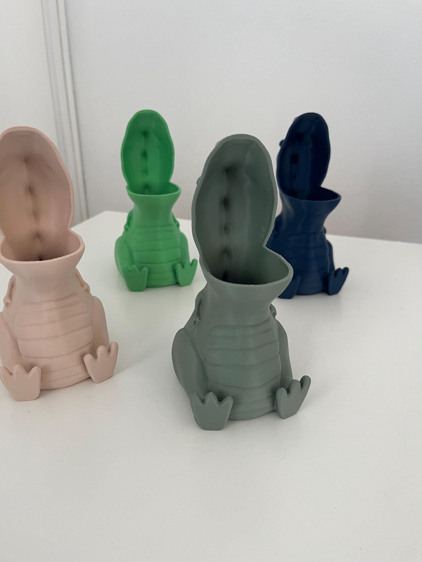 Green Dinosaur Toothbrush Holder for Kids - Fun Bathroom Accessory | Unique Dino Decor for Boys & Girls | Perfect for Children's Bathroom